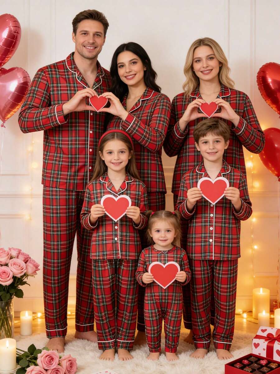 Matching Pajama Sets For Couples-Perfect For Family Holiday Wear. Parent-Child Pajama Sets. Loungewear Sets For Holiday Parties.