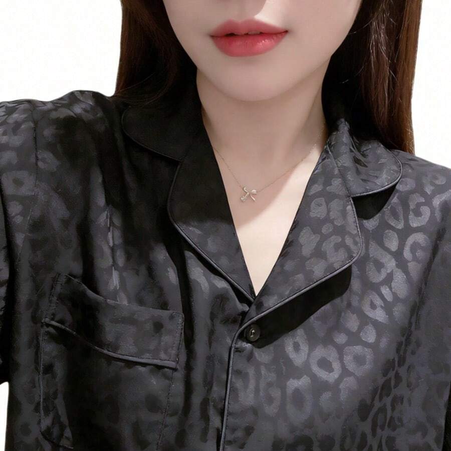 Ins High-End Long-Sleeved Pajamas For Women's Spring And Autumn New Ice Silk Trousers, Summer Silk Loungewear Suit Can Be Worn Outside Leisure, Anti-Static, Breathable, For Sleeping, For Bathing, Elastic, Antibacterial, For Home Use, Warm, Comfortable, Mo Ins High-End Long-Sleeved Pajamas For Women's Spring And Autumn New Ice Silk Trousers, Summer Silk Loungewear Suit Can Be Worn Outside Leisure, Anti-Static, Breathable, For Sleeping, For Bathing, Elastic, Antibacterial, For Home Use, Warm, Comfortable, Mo